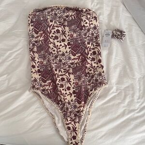 NWT! A&F marina one piece swim suit. Medium TALL